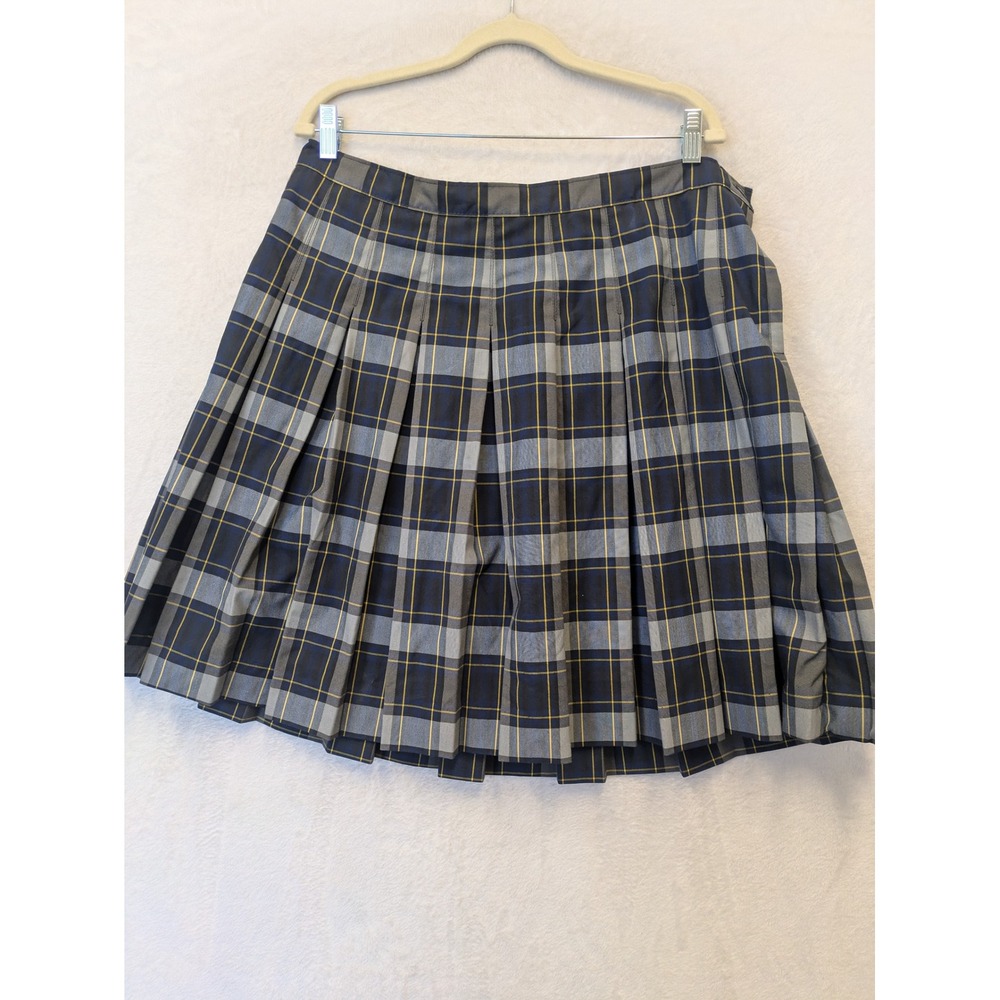 Dennis J17 Junior Plaid‎ Pleated Skirt Union Made USA